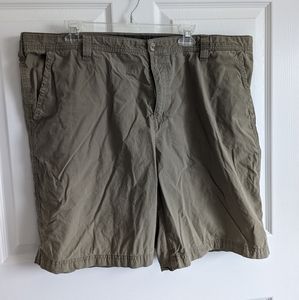 COLUMBIA Men's Chino Khaki Shorts Size 42 Self Adhesive Pockets Outdoors Active